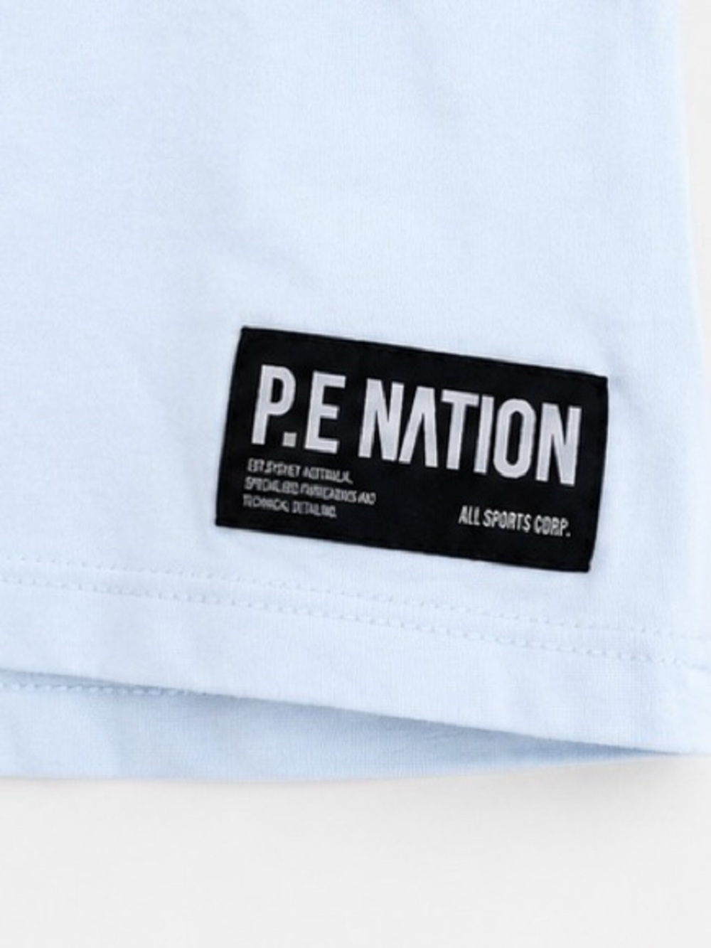 P.E Nation Pale Blue Logo Crop Tank 💙 - Picture 7 of 8
